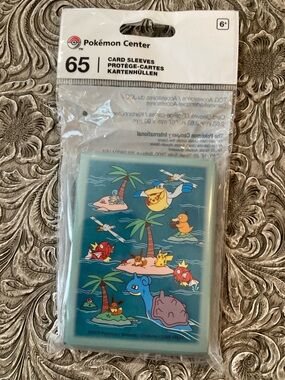 Pokemon Center Card Sleeves Sunny Sea Design (2025)